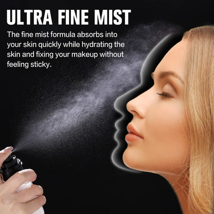 UCANBEMAKEUP Dewy Makeup Setting Spray - Shimmer Glow Finish, Hydrating Illuminating Finishing Spray for Face, Lightweight Long Lasting Make Up Fixing, Hydrate Skin for a Bright Look, 3.15 Fl Oz