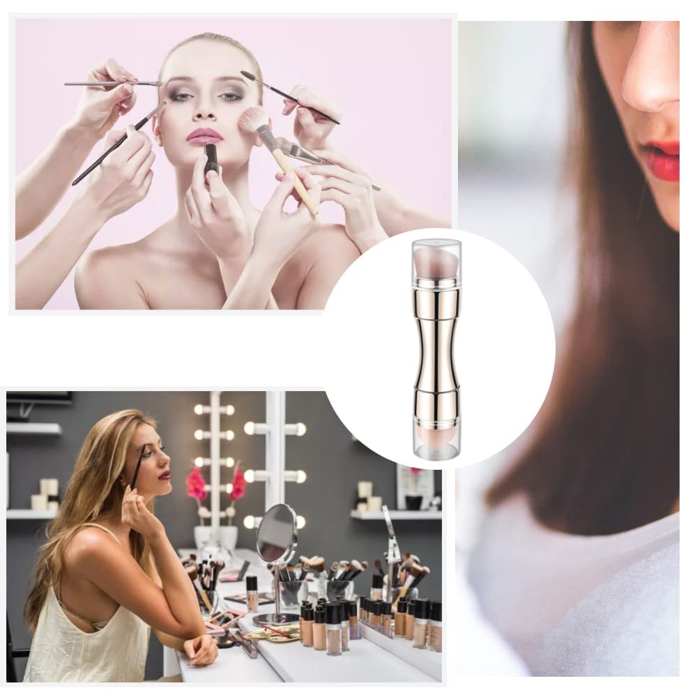 RUOGUWUYE 4-in-1 Makeup Brush Set - Soft Synthetic Foundation, Eye, Lip & Face Brush - görsel 13