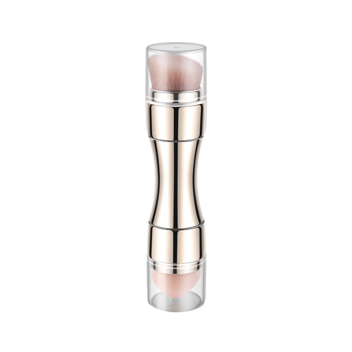 RUOGUWUYE 4-in-1 Makeup Brush Set - Soft Synthetic Foundation, Eye, Lip & Face Brush - görsel 1