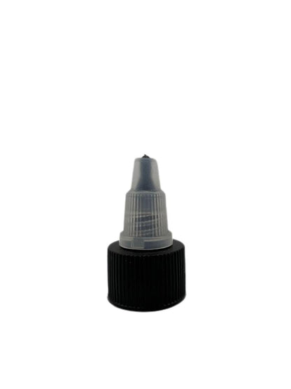 Natural Farms 4 oz Amber Cosmo BPA-Free Bottles - 8 Pack Empty Refillable Containers with Black/Natural Twist Open/Close Cap - Made in the USA