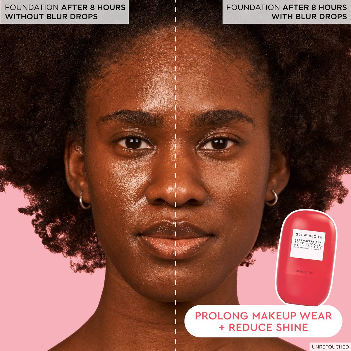 Glow Recipe Strawberry BHA Serum Primer - Silicone-Free Blurring Matte Primer with Salicylic Acid, Pore Minimizing, Oil Control, Smooth Texture (30ml) Avelisse