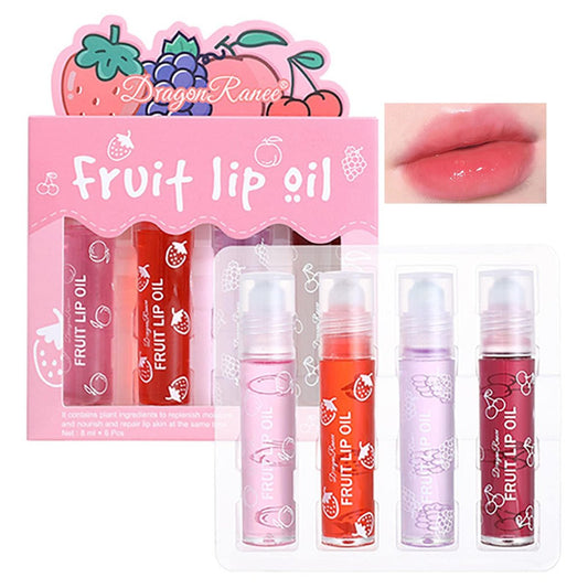 Bekoeen Roll On Lip Gloss for Teens – Fruity Flavors Moisturizing Lip Stain, Non-Toxic Kids Lip Care, Party Gift Avelisse