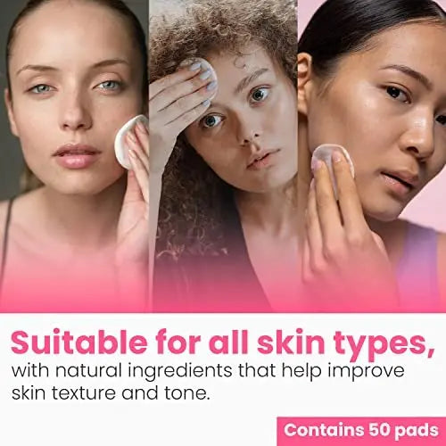 20% Glycolic Acid Pads (50 Pads) - Exfoliating Face Pads for Chemical Peel at Home - Glycolic Acid Peel with Vitamin C for Acne and Radiant Skin Avelisse