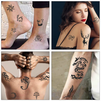 FANOST Henna Stencils Kit 24 Sheets – 400+ Reusable Tattoo Stencils for Kids, Teens & Adults – Airbrush & Temporary Tattoo Stencils for Face, Hand, Finger – Mehndi Stencil