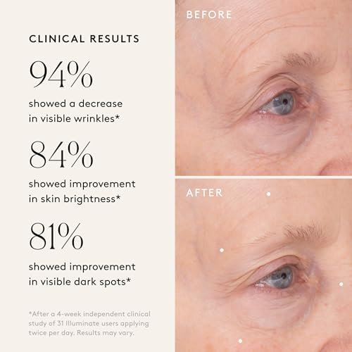 Naked & Thriving Illuminate BC+ Face Serum – Hyaluronic Acid, Vitamin C, Bakuchiol – Organic, Vegan, Naturally-Derived – for Mature Skin, Dark Spots & Wrinkles (1 fl oz / 30 mL) Avelisse