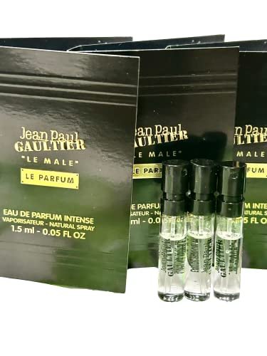 Jean Paul Gaultier Le Male Le Parfum Intense Sample Spray 1.5ml (Set of 3) Avelisse