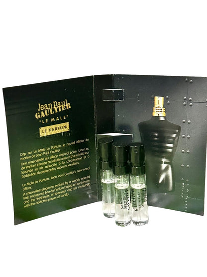 Jean Paul Gaultier Le Male Le Parfum Intense Sample Spray 1.5ml (Set of 3) Avelisse