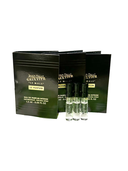 Jean Paul Gaultier Le Male Le Parfum Intense Sample Spray 1.5ml (Set of 3) Avelisse