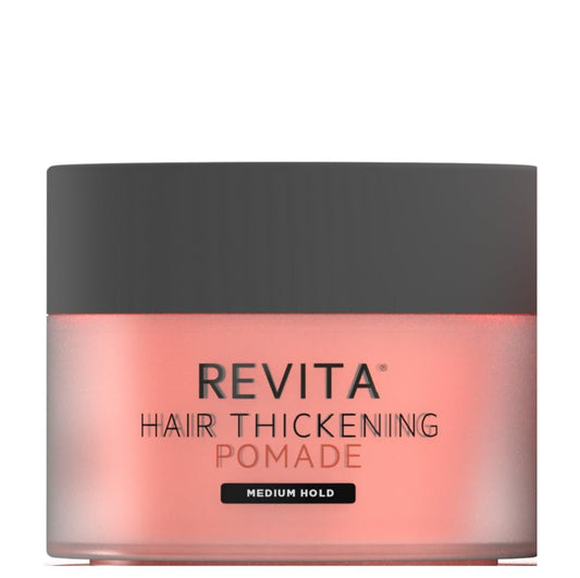 DS Labs Men's Revita Matte Pomade - Medium Hold Styling Cream for Thicker Looking Hair - With Biotin, Caffeine & Beeswax, Water Based, Matte Finish, No Flakes, 3.3 fl oz