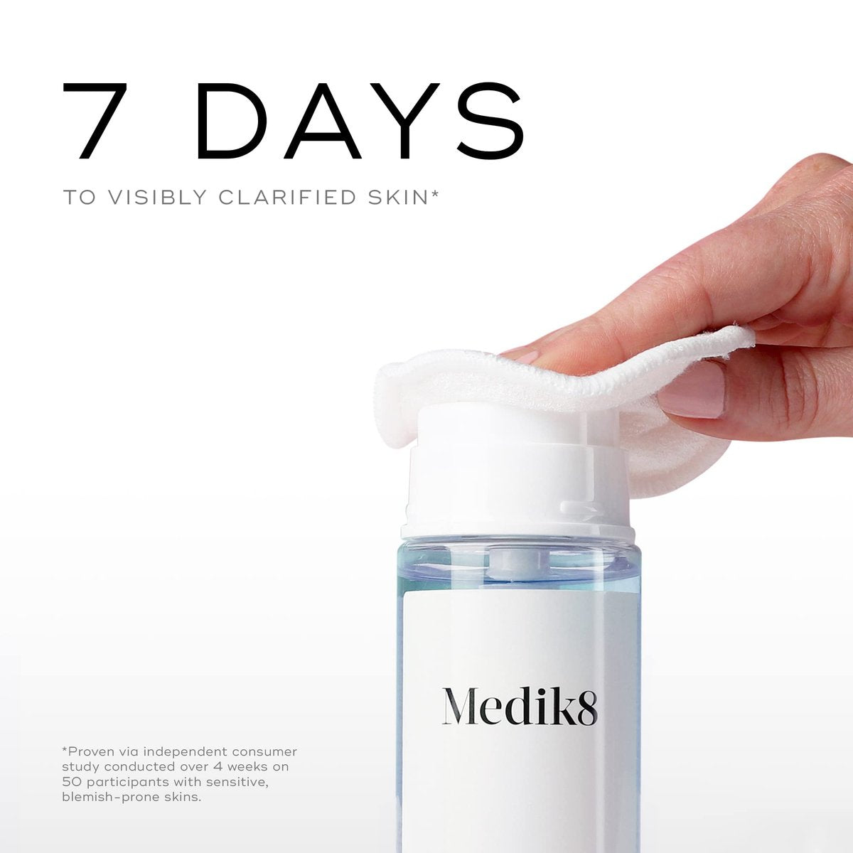 Medik8 Press and Clear Clarifying Facial Tonic - Exfoliating BHA Face Toner with Gentle-Release Salicylic Acid, 5 oz Avelisse