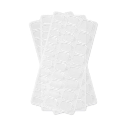 Glamnetic Press 'n Go Instant Nail Adhesive Tabs – Short-Term Wear, Easily Removable & Less Damaging, Customized Fit (90 Tabs)