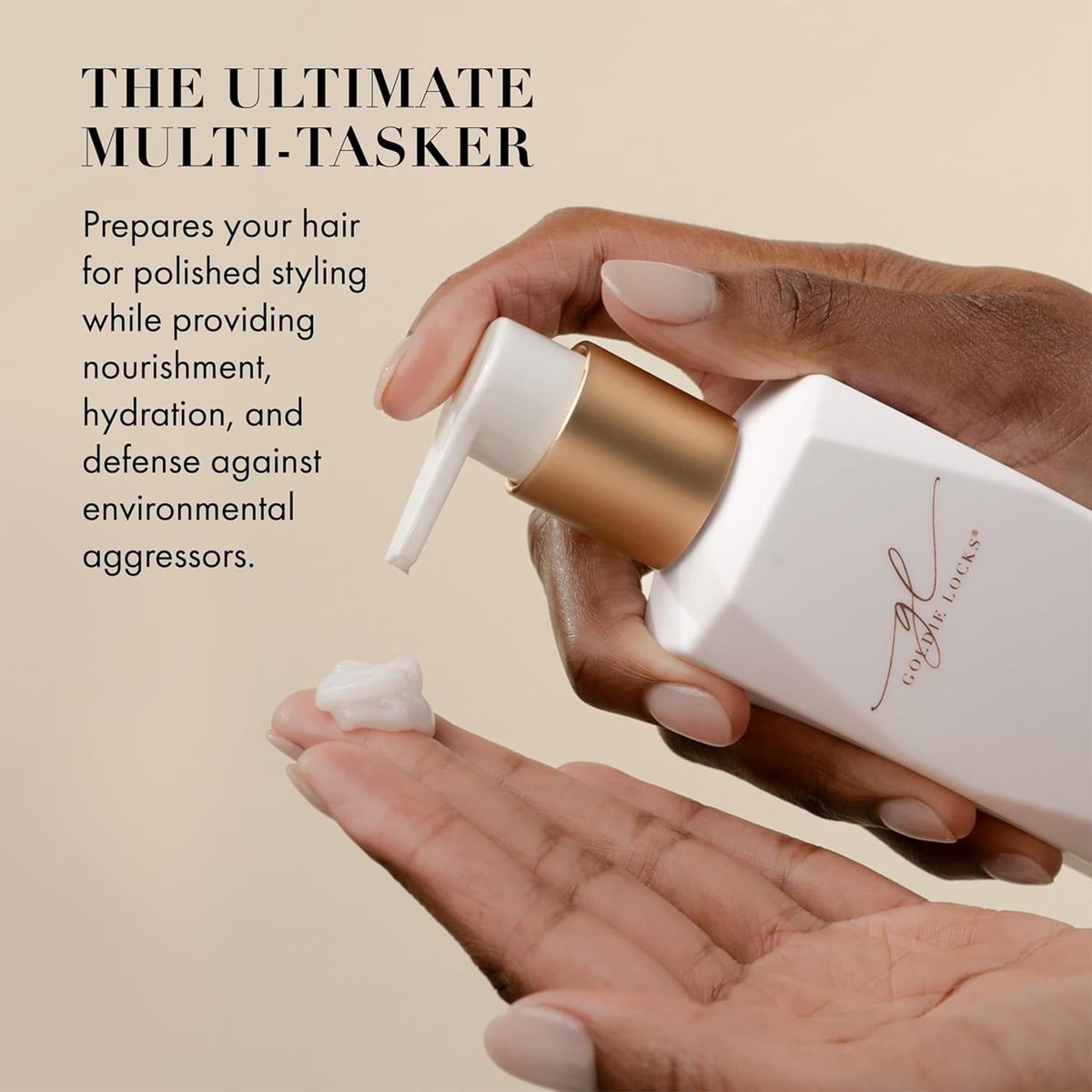 Goldie Locks Signature Leave-In Conditioner - Lightweight Daily Hydration, Frizz Control, Protein-Free - Safe for Extensions & Color-Treated Hair - 5.1 fl oz Avelisse