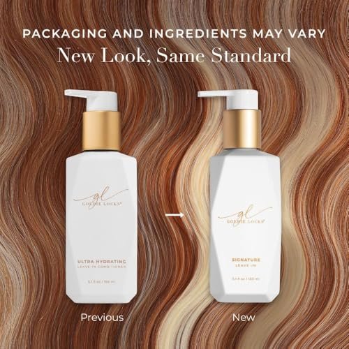 Goldie Locks Signature Leave-In Conditioner - Lightweight Daily Hydration, Frizz Control, Protein-Free - Safe for Extensions & Color-Treated Hair - 5.1 fl oz Avelisse