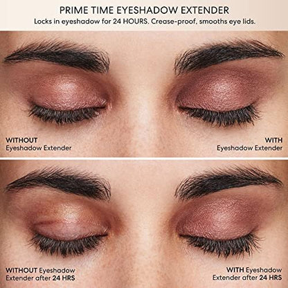 bareMinerals Prime Time Eyeshadow Extender - 24-Hour Wear, Crease-Proof & Waterproof Eye Primer (1 oz) Avelisse