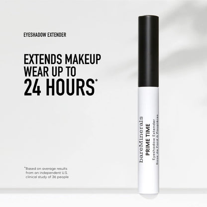 bareMinerals Prime Time Eyeshadow Extender - 24-Hour Wear, Crease-Proof & Waterproof Eye Primer (1 oz) Avelisse