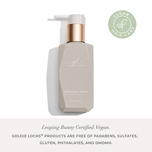 Goldie Locks Anti-Frizz Smoothing Cream - Moisturizing & Boosts Softness & Elasticity - Locks Out Frizz for Shine - Safe for Extensions & Color-Treated Hair - Protein-Free - 5.1 fl oz Avelisse