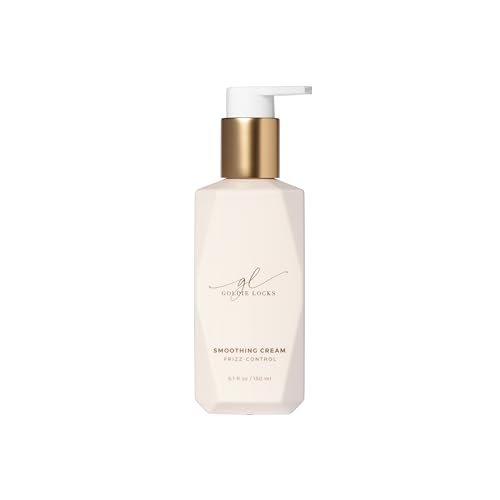 Goldie Locks Anti-Frizz Smoothing Cream - Moisturizing & Boosts Softness & Elasticity - Locks Out Frizz for Shine - Safe for Extensions & Color-Treated Hair - Protein-Free - 5.1 fl oz Avelisse