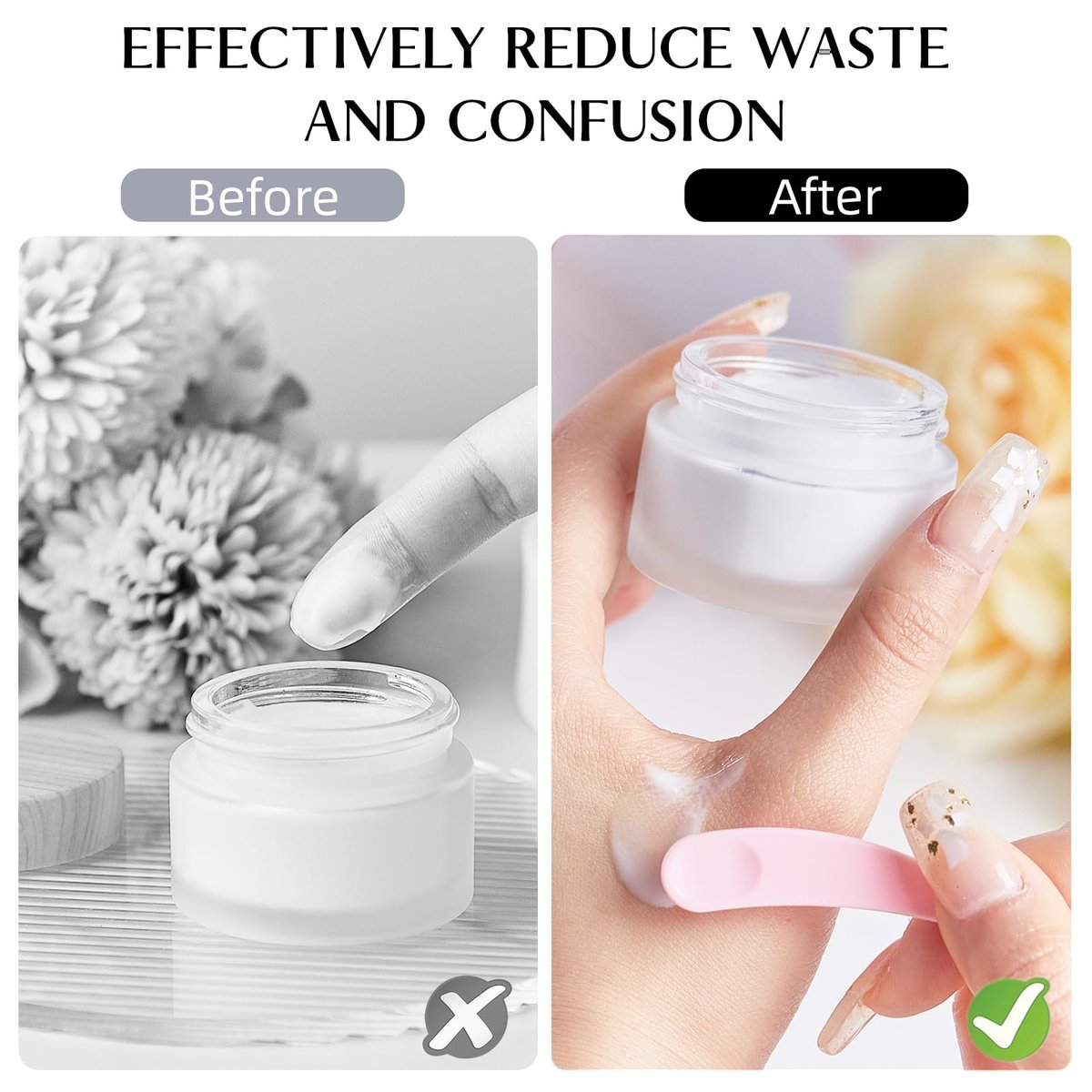TUZAZO 200pcs Mini Spatula for Cosmetics - Bulk Disposable Makeup Spatulas, Plastic Scoop Spatulas for Cosmetic Mixing and Sampling (Multi Colored with Storage Box) - görsel 11
