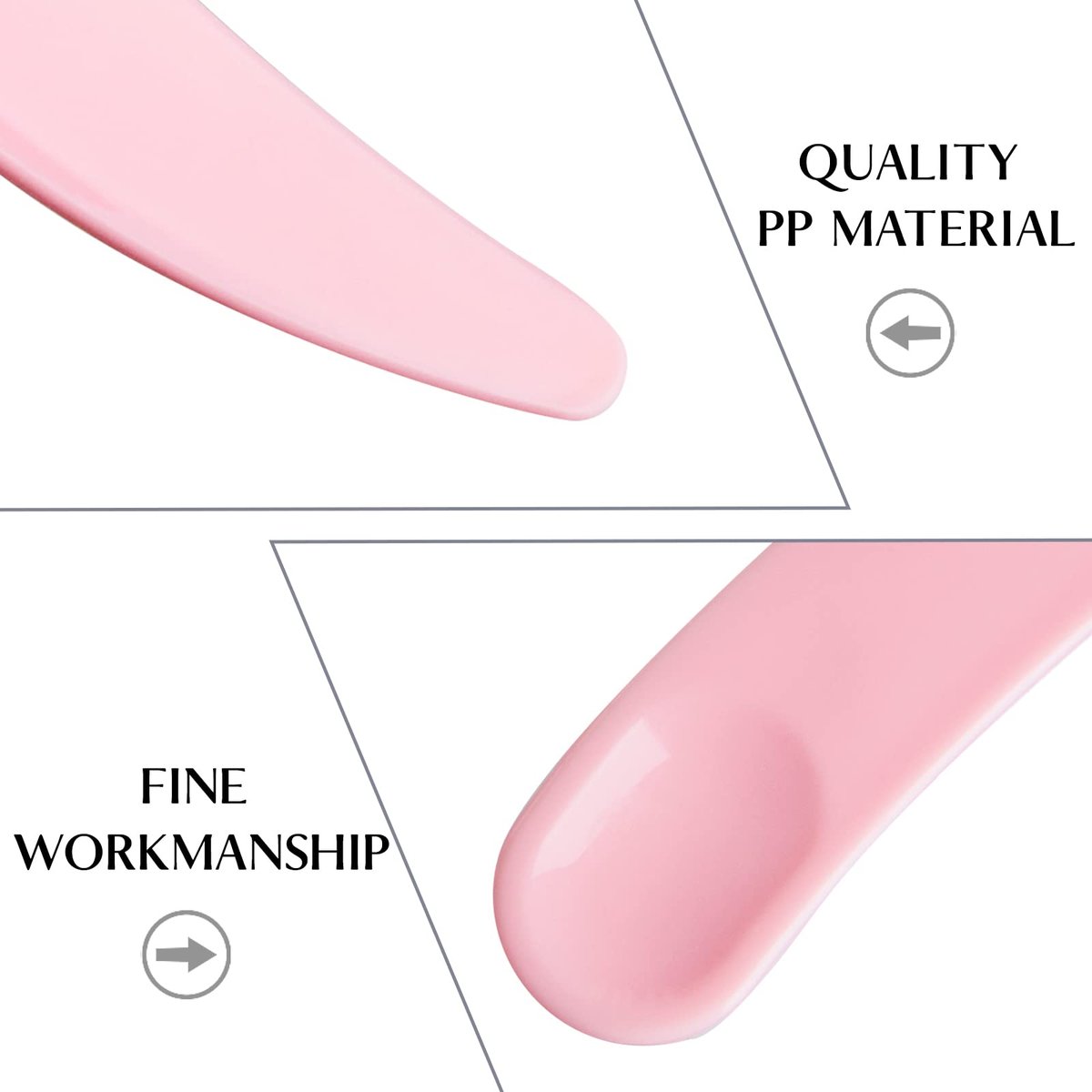 TUZAZO 200pcs Mini Spatula for Cosmetics - Bulk Disposable Makeup Spatulas, Plastic Scoop Spatulas for Cosmetic Mixing and Sampling (Multi Colored with Storage Box) - görsel 7