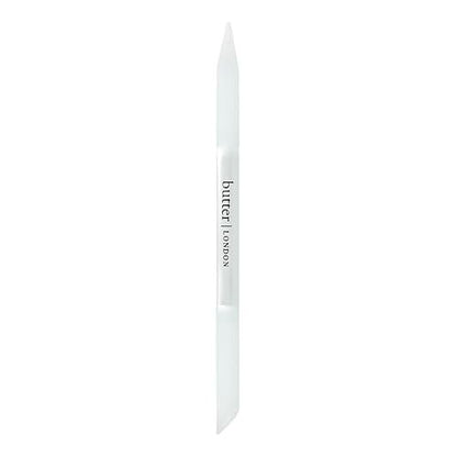 butter London Glass Cuticle Pusher – Professional Manicure & Pedicure Tool for Natural Nails | Signature Glass Collection