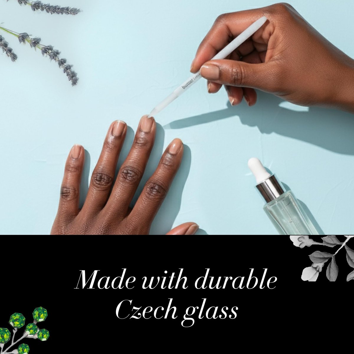 butter London Glass Cuticle Pusher – Professional Manicure & Pedicure Tool for Natural Nails | Signature Glass Collection - görsel 7