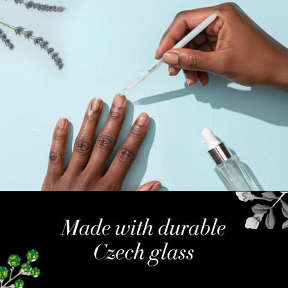 butter London Glass Cuticle Pusher – Professional Manicure & Pedicure Tool for Natural Nails | Signature Glass Collection