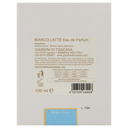 Bianco Latte Eau de Parfum by Giardini Di Toscana - 3.4 oz Unisex Fragrance Spray Avelisse