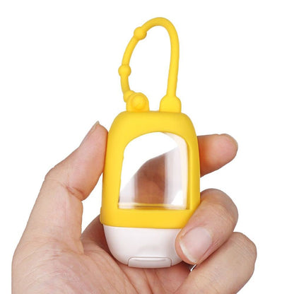 HomeSoGood 5-Pack Portable Refillable Travel Bottles - 30ml Silicone Squeeze Bottles with Clip Avelisse