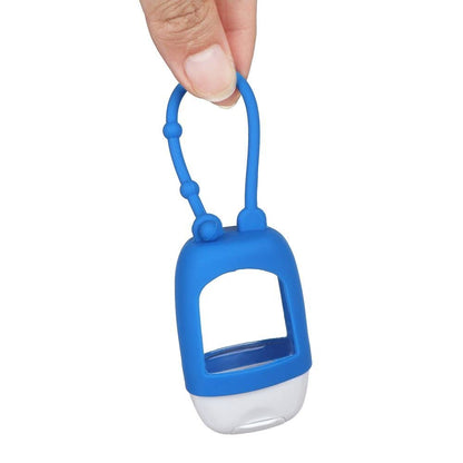 HomeSoGood 5-Pack Portable Refillable Travel Bottles - 30ml Silicone Squeeze Bottles with Clip Avelisse
