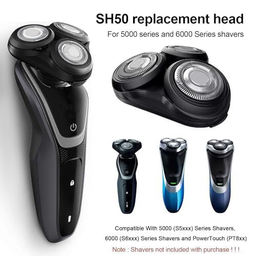 Durimi Replacement Complete Head Assembly for Philips Norelco Series 5000 Shavers Avelisse