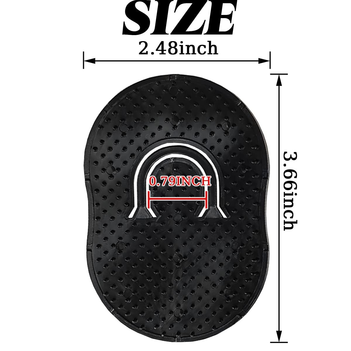GXXMEI 24PCS Pocket Palm Combs for Men Women – Soft Bristle Portable Shampoo Pocket Combs (Black) Avelisse