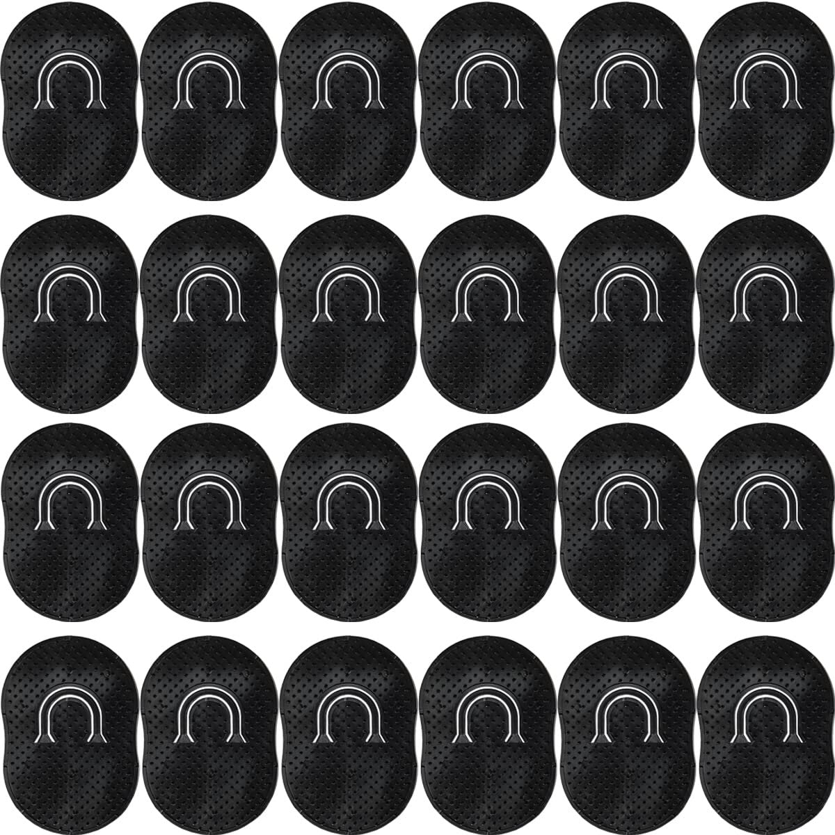 GXXMEI 24PCS Pocket Palm Combs for Men Women – Soft Bristle Portable Shampoo Pocket Combs (Black) Avelisse