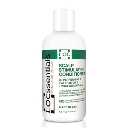 LOCssentials Scalp Stimulating Conditioner for Locs – Nourishing Conditioner for Dreads, Twists, Braids, Interlocks, Microlocs, Dreadlocks, Faux Locs Crochet Hair – with Peppermint & Tea Tree Oils, 8.5 Fl Oz Avelisse