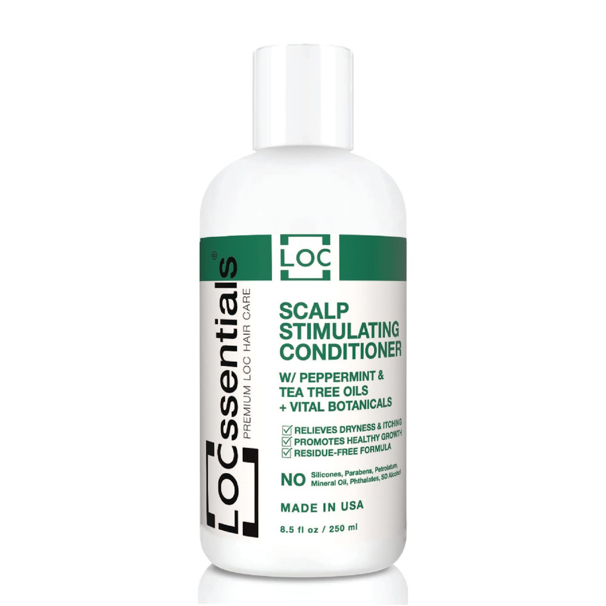 LOCssentials Scalp Stimulating Conditioner for Locs – Nourishing Conditioner for Dreads, Twists, Braids, Interlocks, Microlocs, Dreadlocks, Faux Locs Crochet Hair – with Peppermint & Tea Tree Oils, 8.5 Fl Oz Avelisse