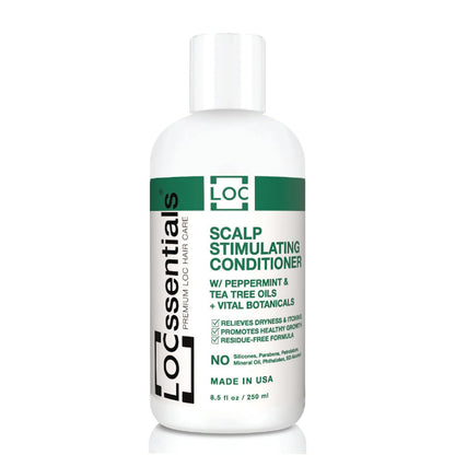 LOCssentials Scalp Stimulating Conditioner for Locs – Nourishing Conditioner for Dreads, Twists, Braids, Interlocks, Microlocs, Dreadlocks, Faux Locs Crochet Hair – with Peppermint & Tea Tree Oils, 8.5 Fl Oz Avelisse