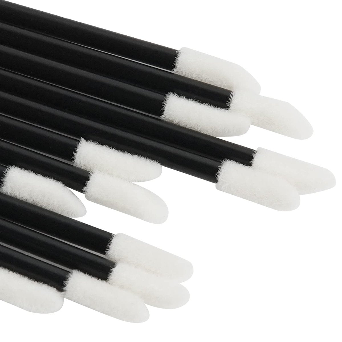 ChefBee 200-Pack Disposable Lip Gloss Applicators - Lint-Free Black Lip Brush Wands for Hygiene & Precision - görsel 3