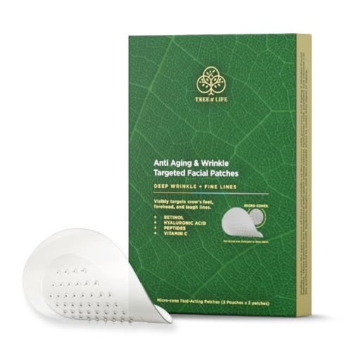Deep Wrinkle Targeted Patches with Advanced Retinol, Hyaluronic Acid, Vitamin C, and Peptides for Forehead and Between Eyes – 6 Patches - görsel 2