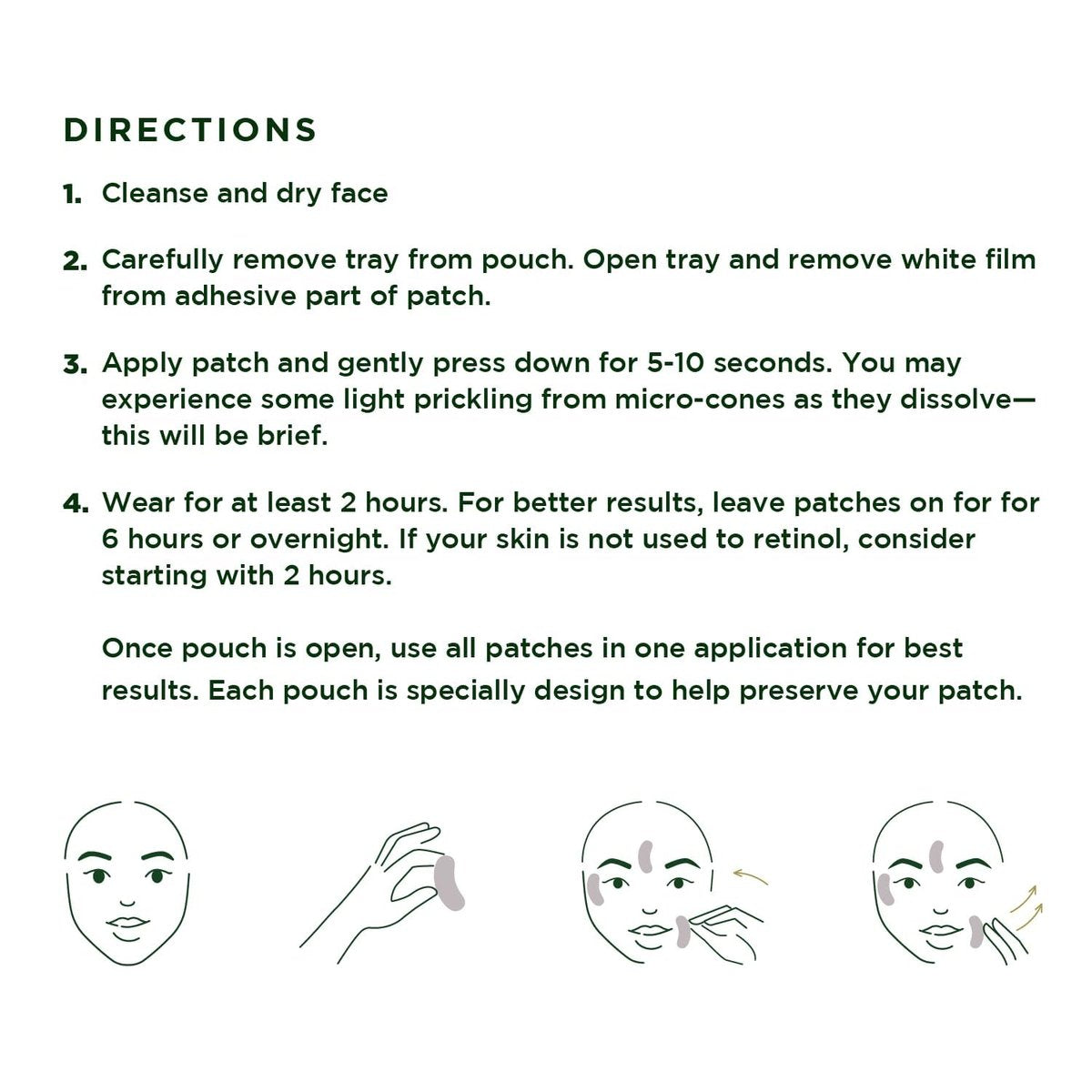 Deep Wrinkle Targeted Patches with Advanced Retinol, Hyaluronic Acid, Vitamin C, and Peptides for Forehead and Between Eyes – 6 Patches - görsel 11