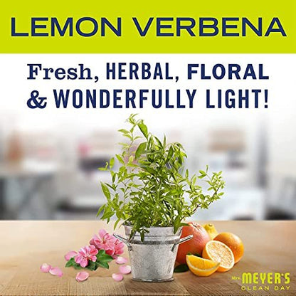 Mrs. Meyer's Clean Day Liquid Hand Soap Refill Variety Pack - Lemon Verbena, Lavender & Basil, 33 Fl Oz (Pack of 3) Avelisse