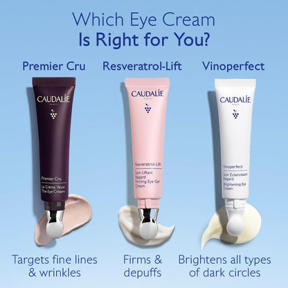 Caudalie Vinoperfect Dark Circle Brightening Caffeine Eye Cream with Niacinamide, Fragrance Free - 15 mL Avelisse