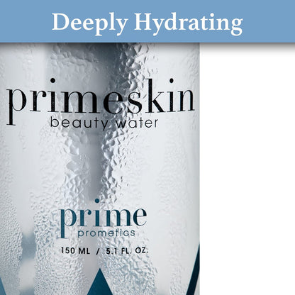 PrimeSkin Beauty Water – Deeply Hydrating Pro-Age Makeup Remover for Mature Women – pH Balanced, Hypoallergenic, 5.1 Fl Oz