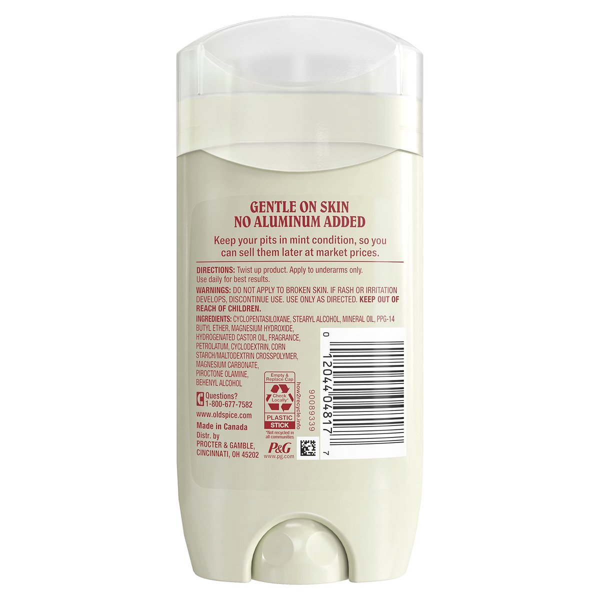 Old Spice Gentleman's Deodorant Aluminum Free - Lavender & Mint, 3 Ounce - görsel 3