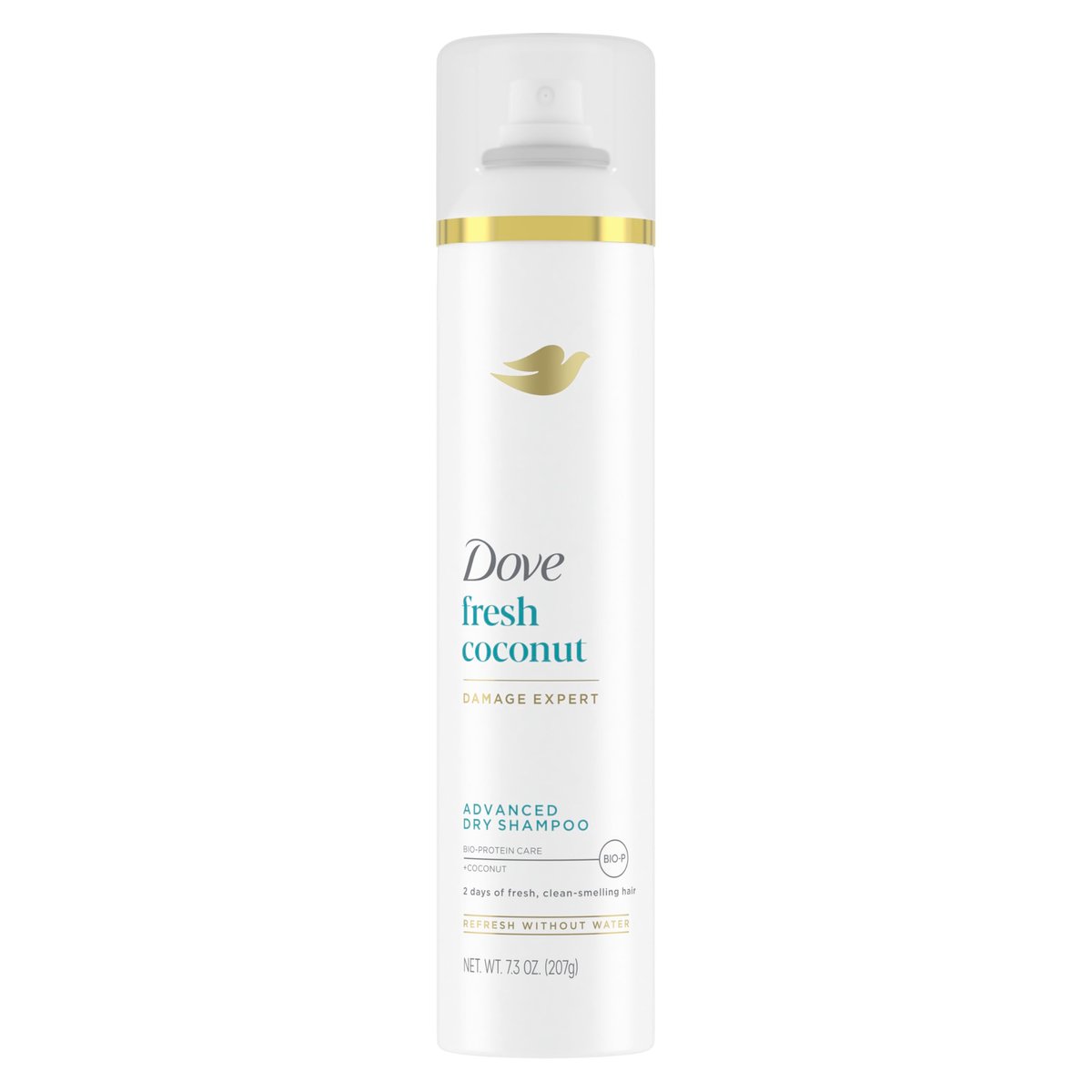 Dove Advanced Dry Shampoo Fresh Coconut - Refresh & Revive Hair Without Water, 7.3 oz - görsel 1