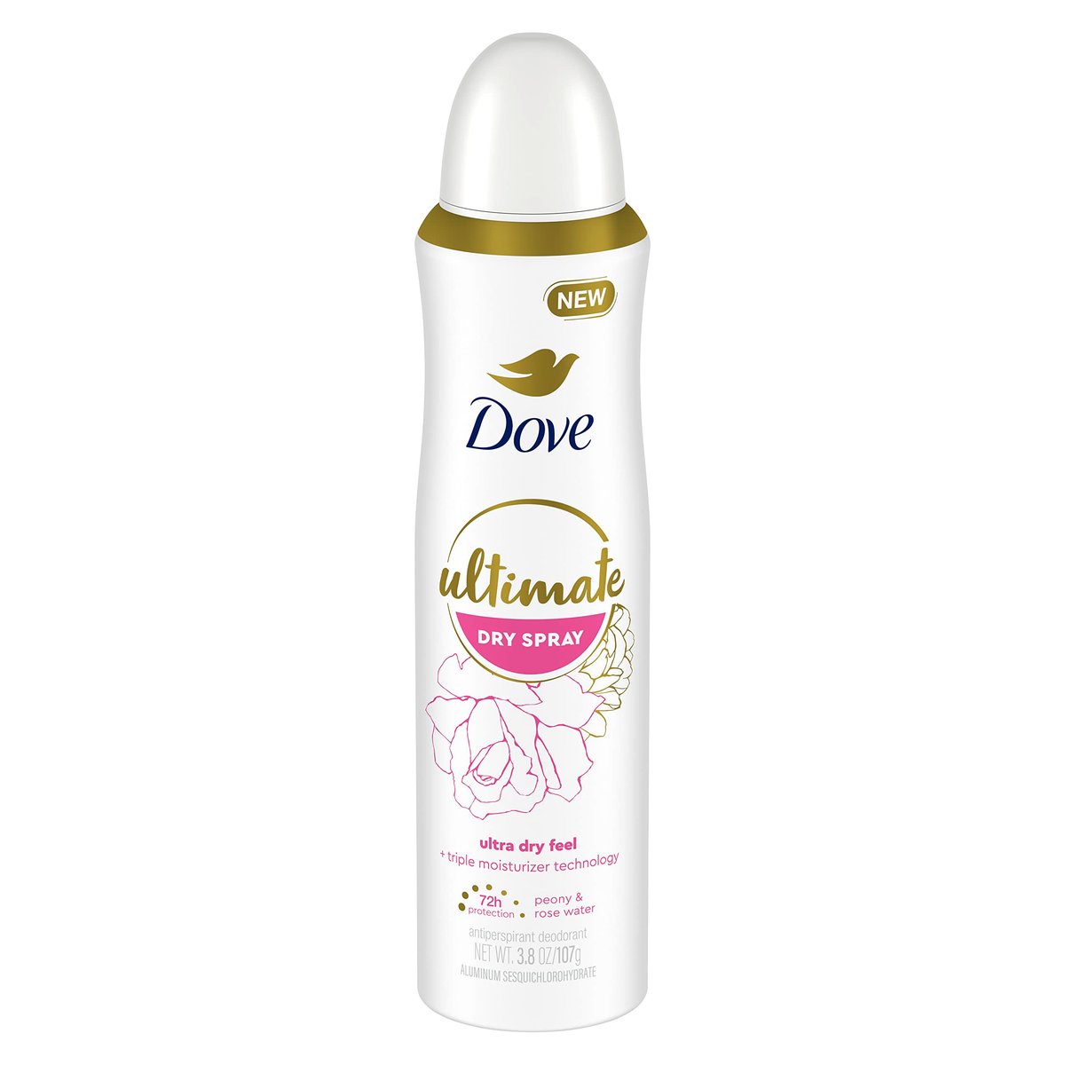 Dove Nourishing Secrets Dry Spray Antiperspirant Deodorant, 3.8 oz – 48-Hour Sweat & Odor Protection Avelisse
