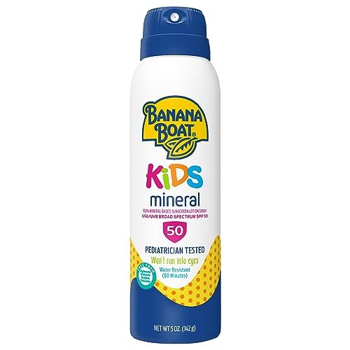 Banana Boat Mineral Kids Sunscreen Continuous Spray SPF 50, 5 oz - görsel 2