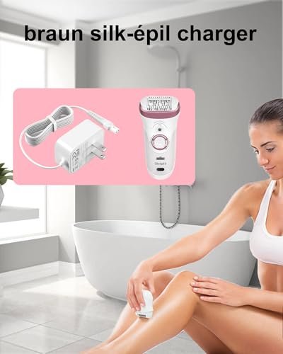 ADRICY Charger Compatible with Braun Silk Epil 9, 7, 5, Facespa Pro 910/911/921 Avelisse
