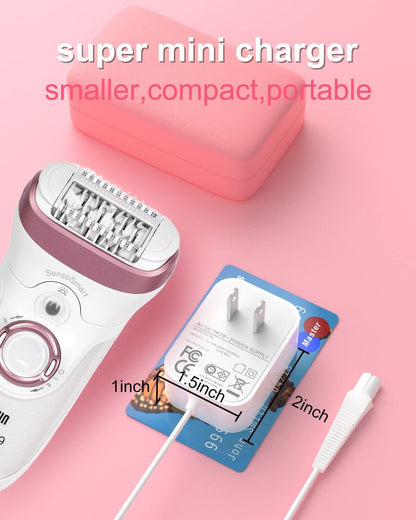 ADRICY Charger Compatible with Braun Silk Epil 9, 7, 5, Facespa Pro 910/911/921 Avelisse