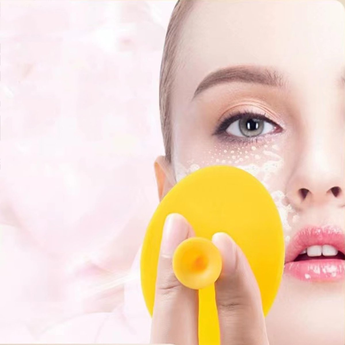 Silicone Facial Cleansing Brush 4 Pack - Soft Face Brush for Blackhead Acne & Pore Care, Manual Exfoliator & Deep Cleaning - görsel 5