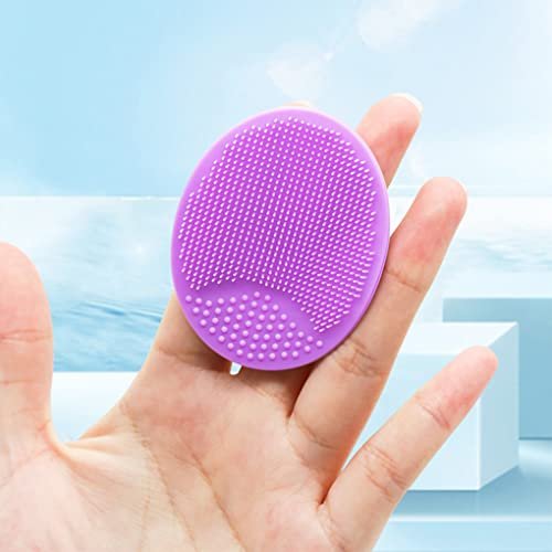 Silicone Facial Cleansing Brush 4 Pack - Soft Face Brush for Blackhead Acne & Pore Care, Manual Exfoliator & Deep Cleaning - görsel 4