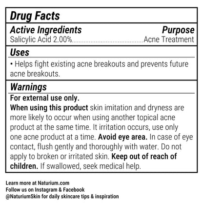 Naturium Salicylic Acid Body Spray 2% - Blemish-Fighting & Pore Treatment with Niacinamide & Encapsulated Salicylic Acid, 4 oz